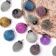 Set of 12 Glass Distressed Christmas Balls Ornamets For Tree Decoration